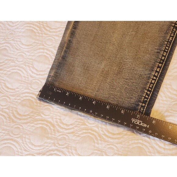 Waimea Mens Moto Jeans Size 42 Skinny Fit Light Blue Denim Wash Distressed Look - Picture 6 of 12